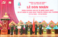 Army Officer Candidate School No.2 receives First-class Fatherland Protection Order